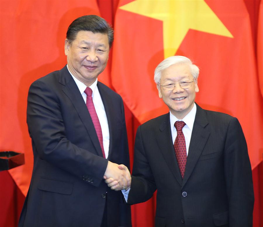 VIETNAM-HANOI-CHINA-XI JINPING-NGUYEN PHU TRONG-TALKS