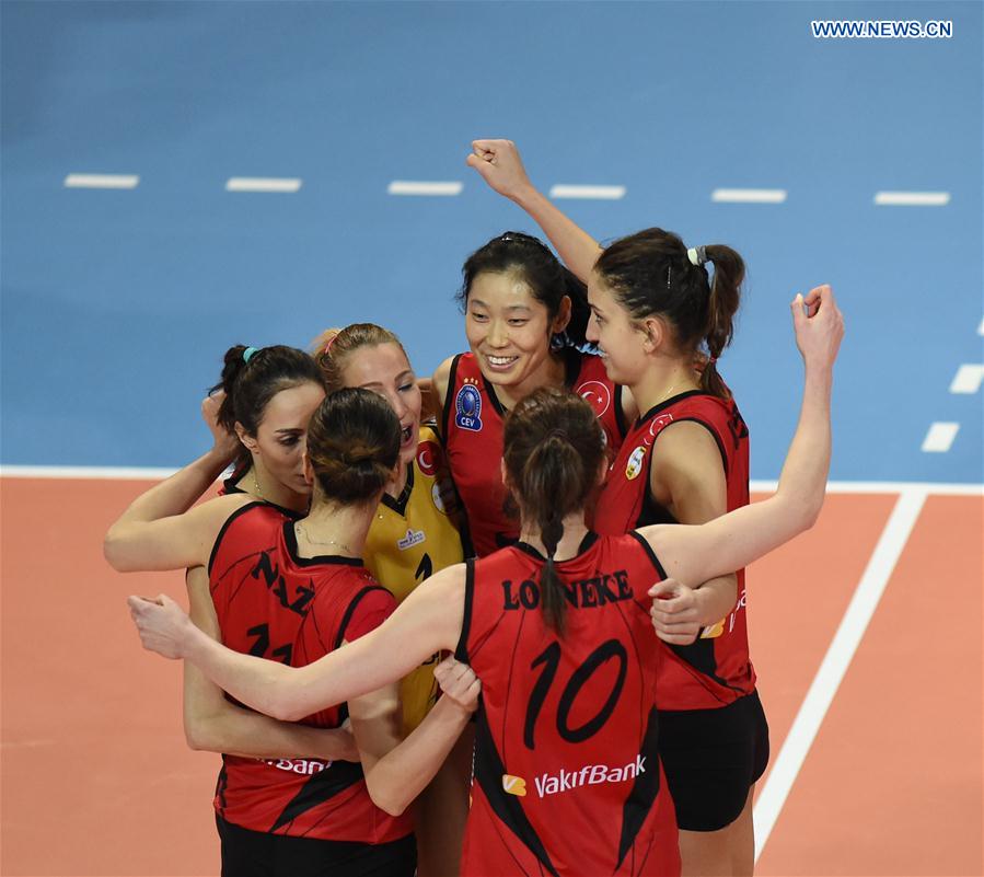 (SP)TURKEY-ANKARA-VOLLEYBALL-TURKISH CUP-FINAL-VAKIFBANK VS ECZACIBASI