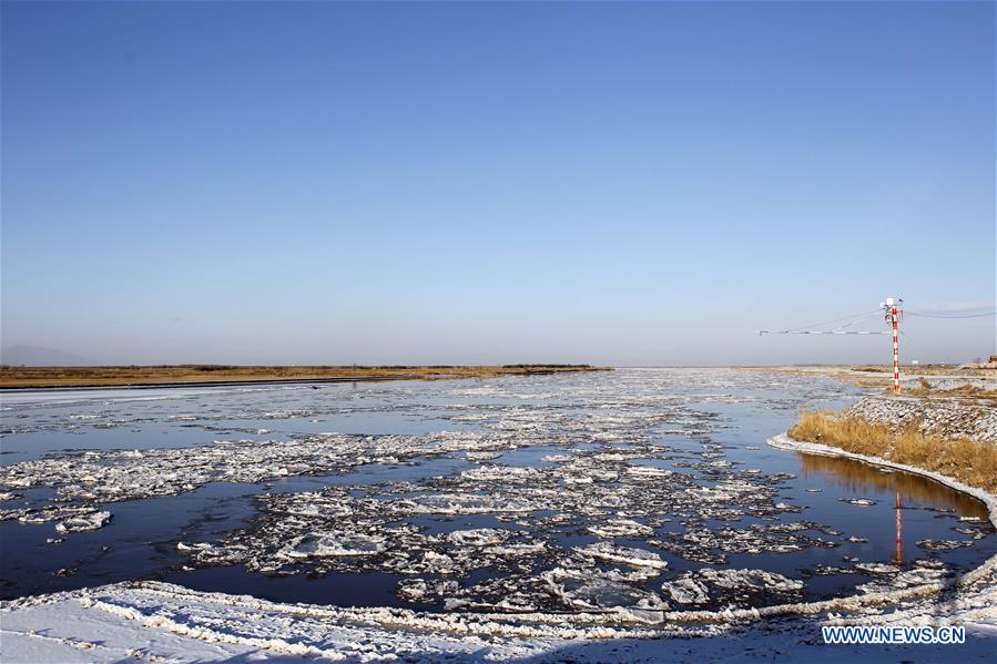 CHINA-NINGXIA-YELLOW RIVER-ICE JAM (CN)