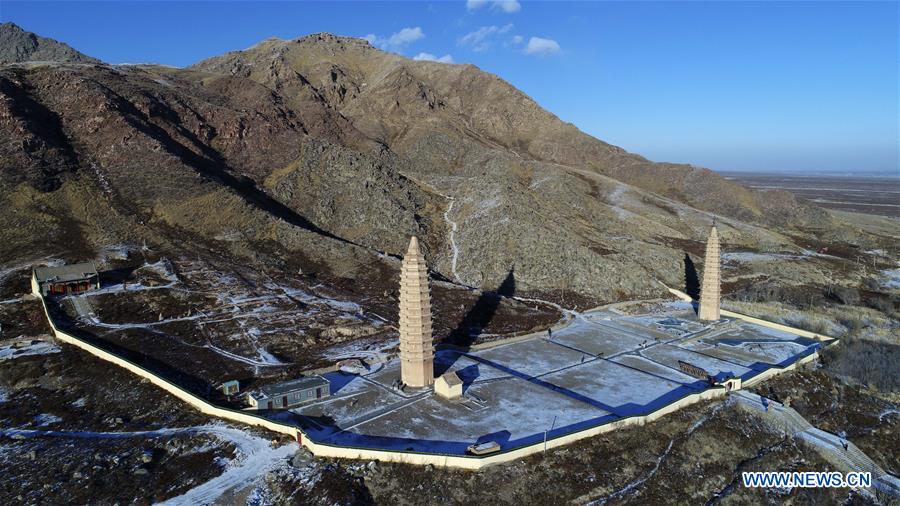 CHINA-NINGXIA-HELAN MOUNTAIN-WINTER SCENERY (CN)