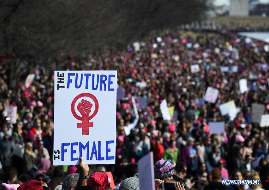 U.S.-WASHINGTON D.C.-WOMEN'S MARCH