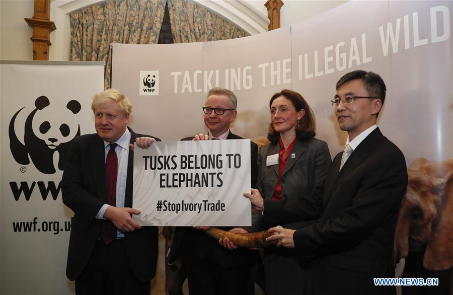 BRITAIN-LONDON-CHINA-IVORY TRADE-BAN