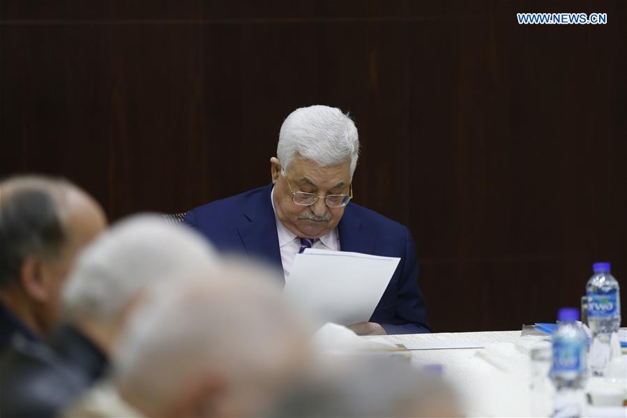 MIDEAST-RAMALLAH-PLO-MEETING-ABBAS