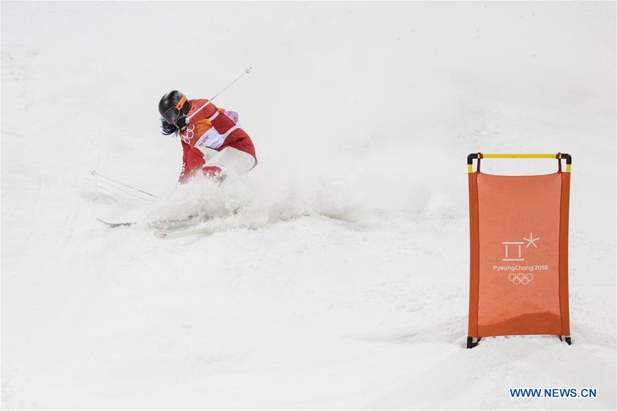 (SP)OLY-SOUTH KOREA-PYEONGCHANG-FREESTYLE SKIING-LADIES' MOGULS-TRAINING