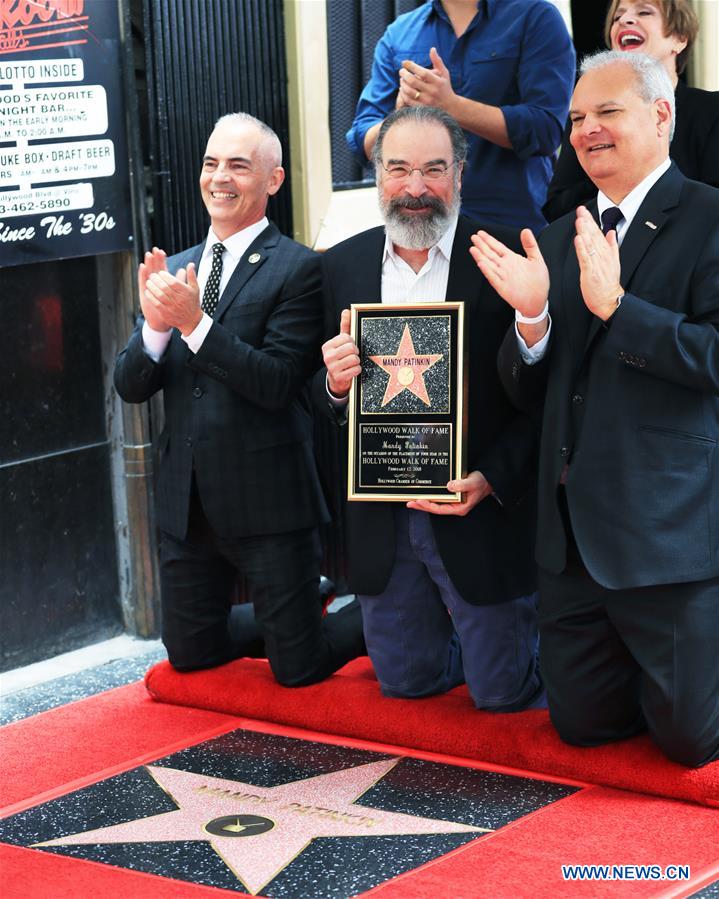 U.S.-LOS ANGELES-HOLLYWOOD WALK OF FAME-MANDY PATINKIN