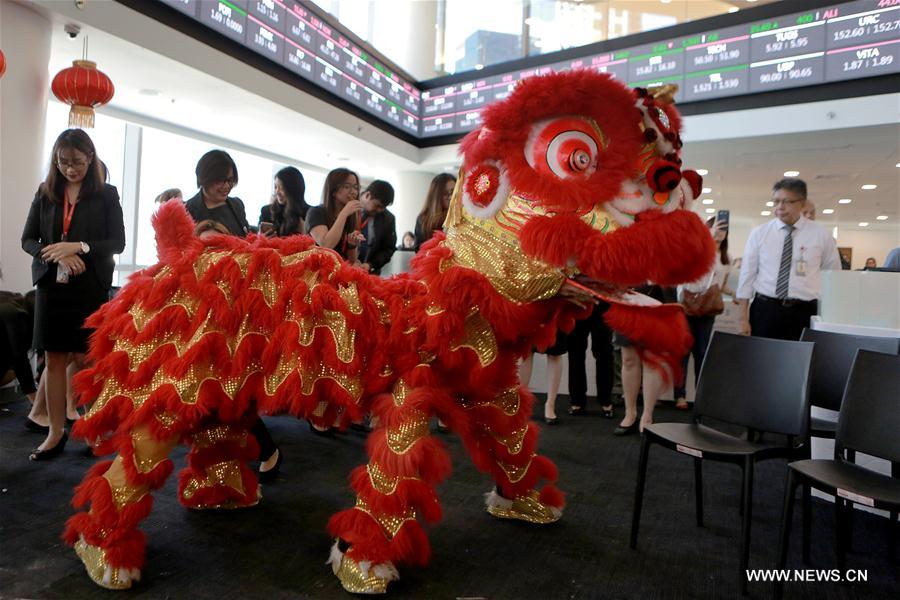 THE PHILIPPINES-TAGUIG CITY-CHINESE NEW YEAR-STOCK