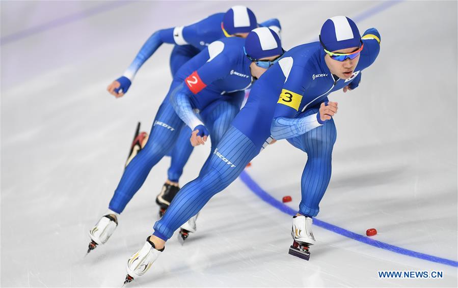 (SP)OLY-SOUTH KOREA-PYEONGCHANG-SPEED SKATING-MEN'S TEAM PURSUIT