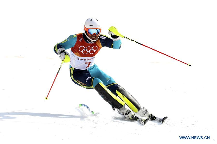 (SP)OLY-SOUTH KOREA-PYEONGCHANG-ALPINE SKIING-MEN'S SLALOM