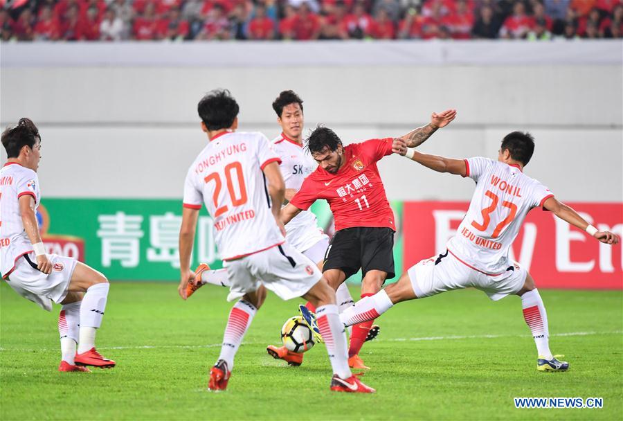 (SP)CHINA-GUANGHZOU-SOCCER-AFC CHAMPIONS LEAGUE-GROUP G (CN)