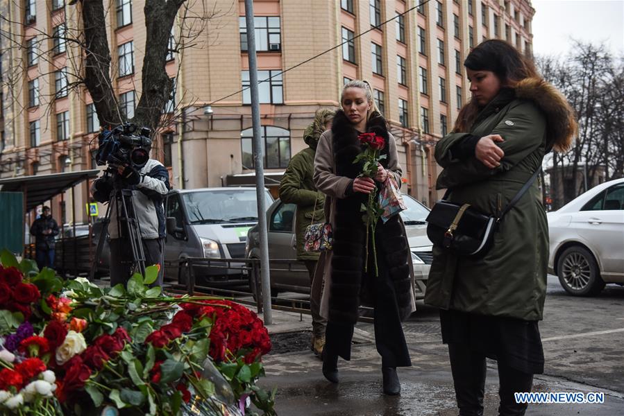 RUSSIA-MOSCOW-KEMEROVO FIRE-MOURNING