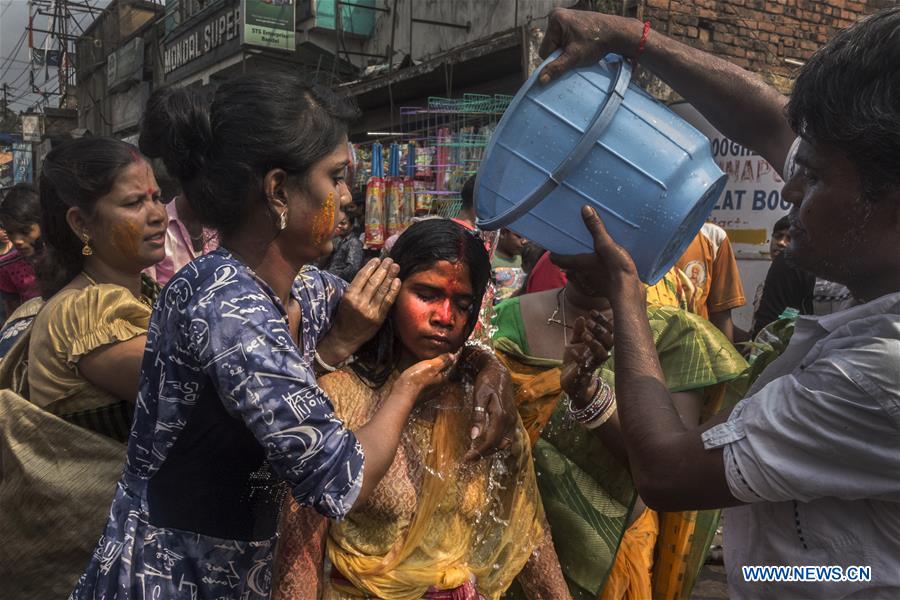 INDIA-KOLKATA-HINDUISM-BHEL BHEL FESTIVAL