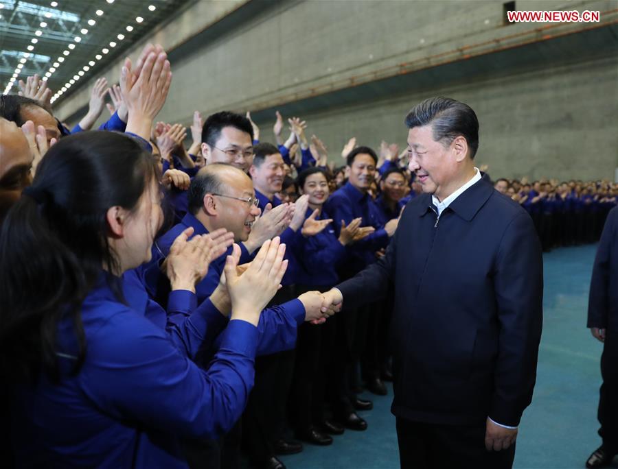 CHINA-HUBEI-XI JINPING-INSPECTION (CN)