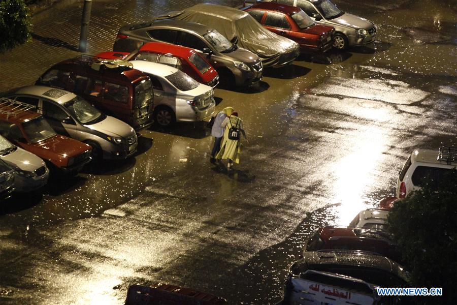 EGYPT-CAIRO-HEAVY RAIN