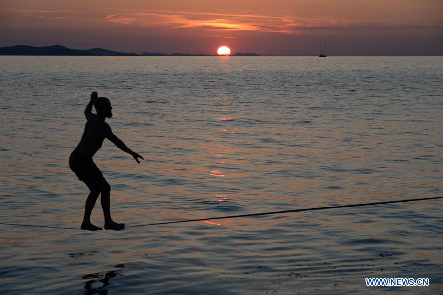 CROATIA-ZADAR-ROPEWALKING