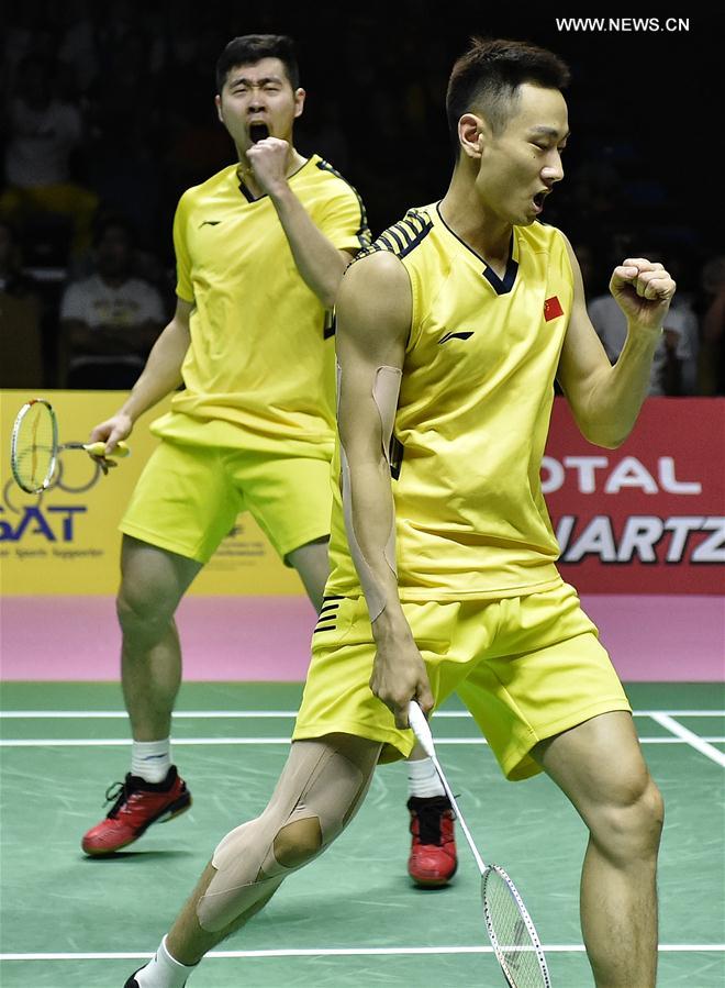 (SP)THAILAND-BANGKOK-BADMINTON-THOMAS CUP-FINAL