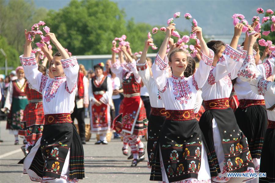 BULGARIA-KAZANLAK-ROSE FESTIVAL