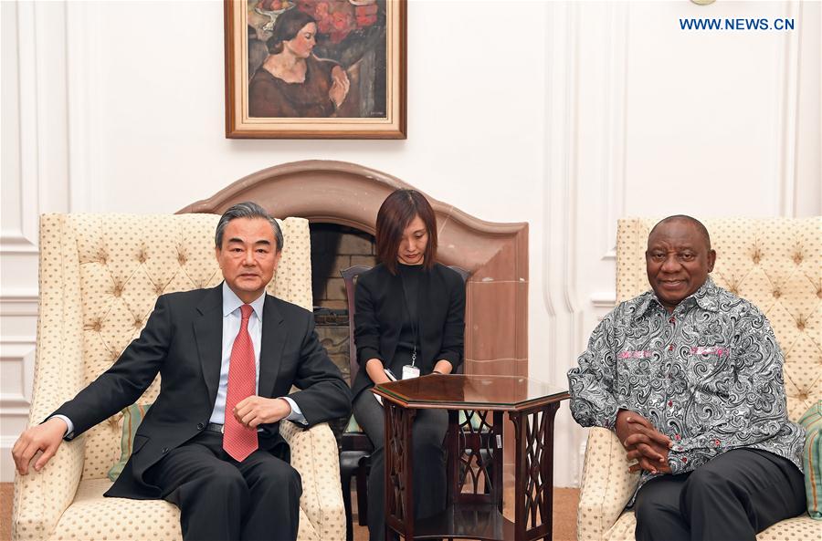 SOUTH AFRICA-PRETORIA-CHINA-FM-VISIT