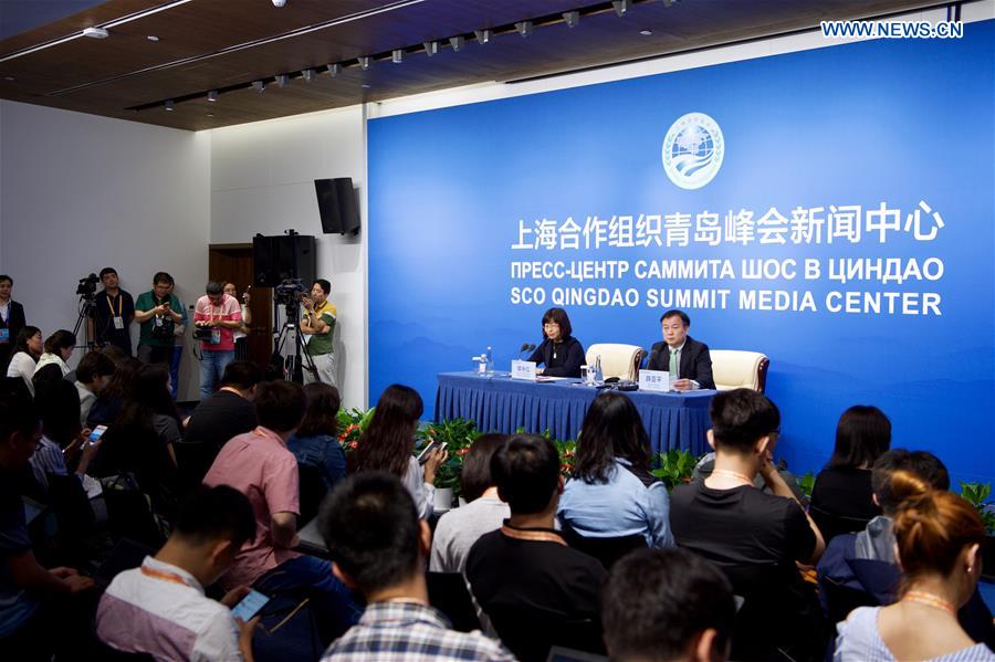 (SCO SUMMIT) CHINA-QINGDAO-SCO-SUMMIT-TOURISM-COOPERATION-PRESS CONFERENCE (CN)