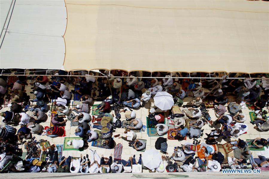 MIDEAST-JERUSALEM-AL-AQSA MOSQUE COMPOUND-RAMADAN