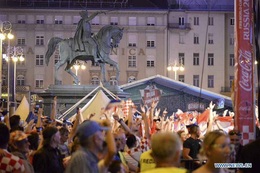 (SP)CROATIA-ZAGREB-SOCCER-FIFA WORLD CUP-FANS