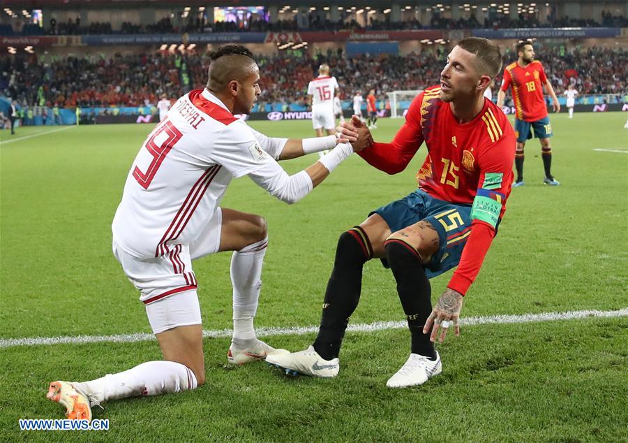 (SP)RUSSIA-KALININGRAD-2018 WORLD CUP-GROUP B-SPAIN VS MOROCCO