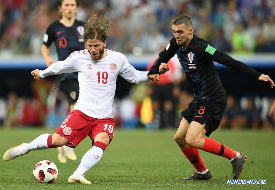 (SP)RUSSIA-NIZHNY NOVGOROD-2018 WORLD CUP-ROUND OF 16-CROATIA VS DENMARK