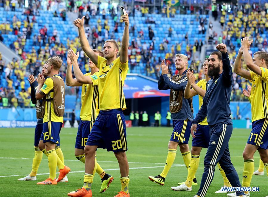 (SP)RUSSIA-SAINT PETERSBURG-2018 WORLD CUP-ROUND OF 16-SWITZERLAND VS SWEDEN