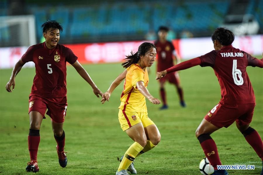 (SP)CHINA-DUYUN-FOOTBALL-INTERNATIONAL WOMEN'S YOUTH