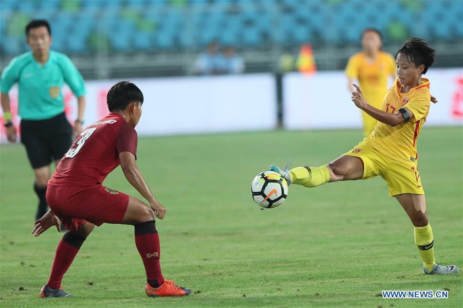 (SP)CHINA-DUYUN-FOOTBALL-INTERNATIONAL WOMEN'S YOUTH