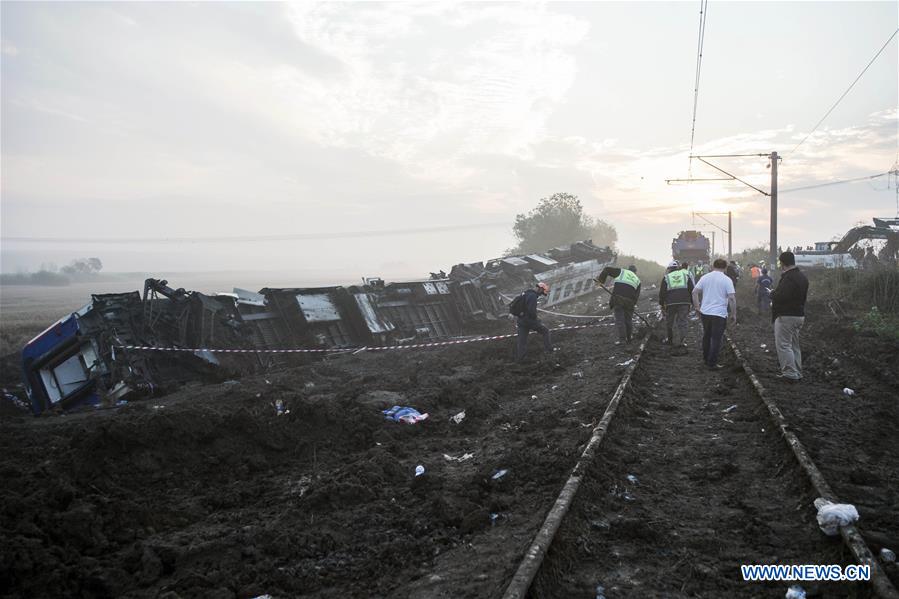 TURKEY-TEKIRDAG-TRAIN-DERAILMENT