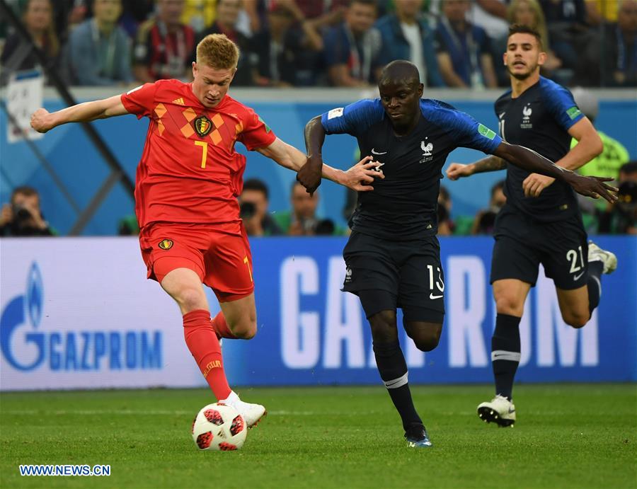 (SP)RUSSIA-SAINT PETERSBURG-2018 WORLD CUP-SEMIFINAL-FRANCE VS BELGIUM