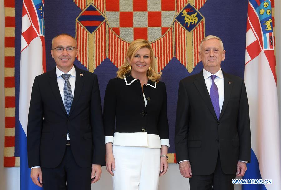 CROATIA-ZAGREB-U.S. DEFENSE SECRETARY-VISIT