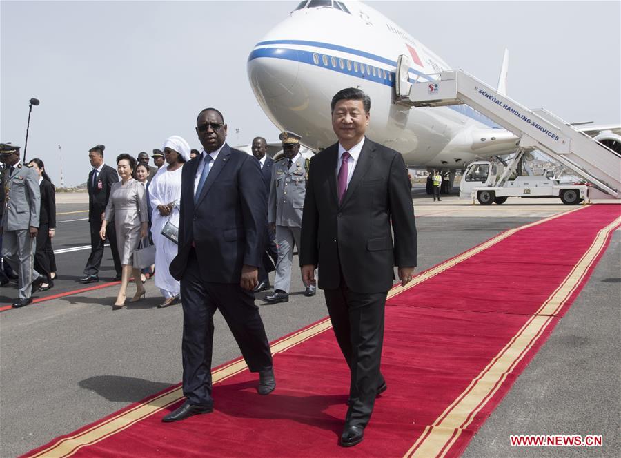 SENEGAL-CHINA-XI JINPING-ARRIVAL