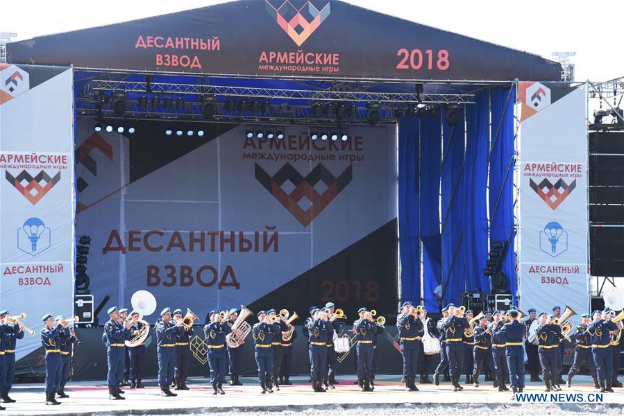 RUSSIA-PSKOV-AIRBORNE PLATOON-ARMY GAMES