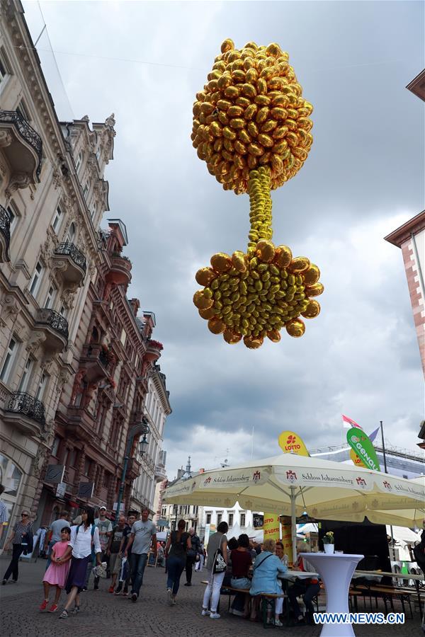 GERMANY-WIESBADEN-RHEINGAU WINE FESTIVAL