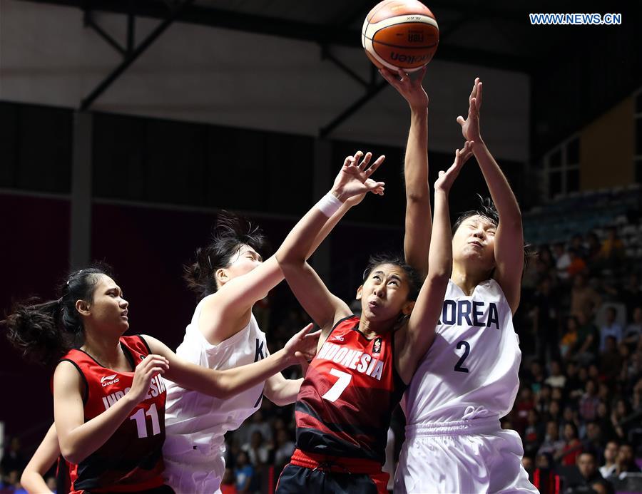 (SP)INDONESIA-JAKARTA-ASIAN GAMES-WOMEN'S BASKETBALL