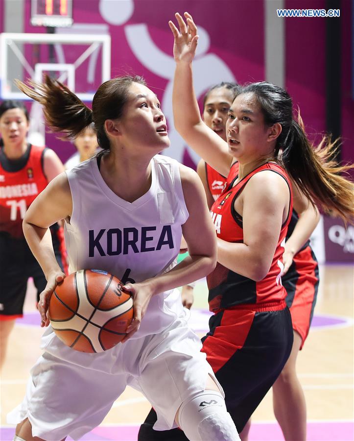 (SP)INDONESIA-JAKARTA-ASIAN GAMES-WOMEN'S BASKETBALL