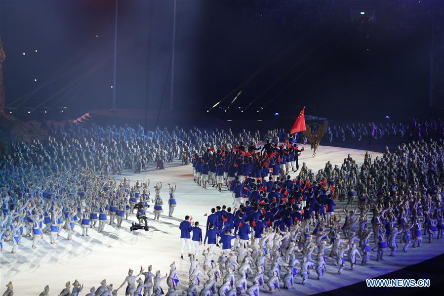 (SP)INDONESIA-JAKARTA-ASIAN GAMES-OPENING CEREMONY