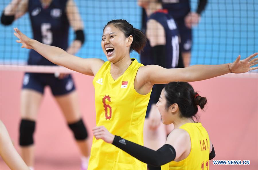 (SP)INDONESIA-JAKARTA-ASIAN GAMES-WOMEN'S VOLLEYBALL-CHINA VS SOUTH KOREA