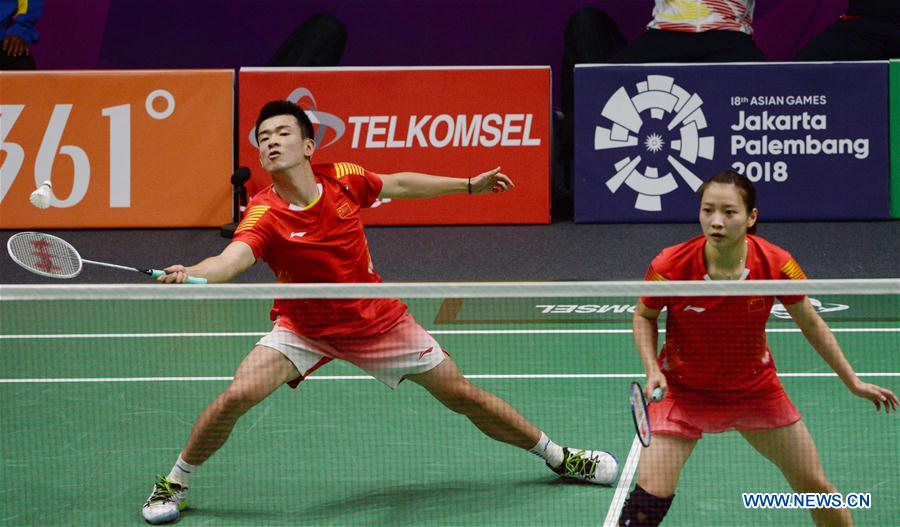 (SP)INDONESIA-JAKARTA-ASIAN GAMES-BADMINTON-MIXED DOUBLES QUARTERFINAL