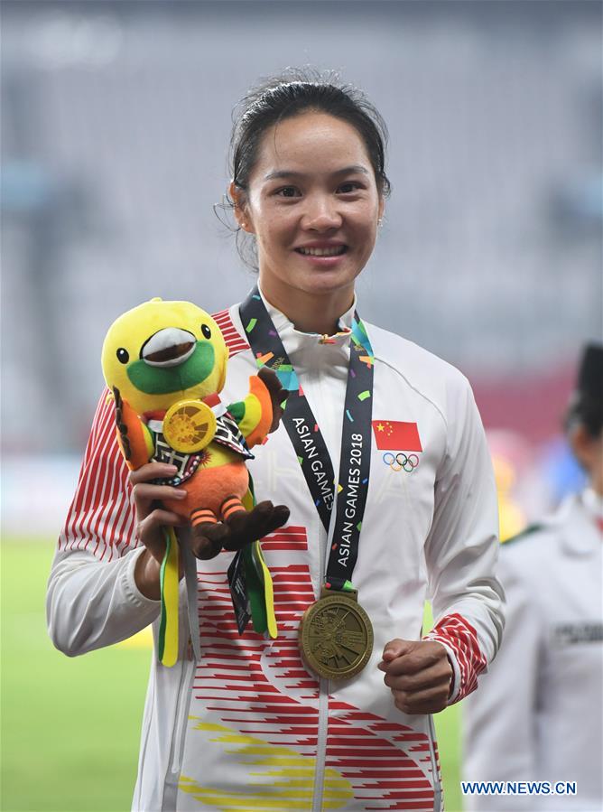 (SP)INDONESIA-JAKARTA-ASIAN GAMES-ATHLETICS-WOMEN'S 100M