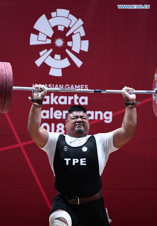 (SP)INDONESIA-JAKARTA-ASIAN GAMES-WEIGHTLIFTING-MEN'S +105KG