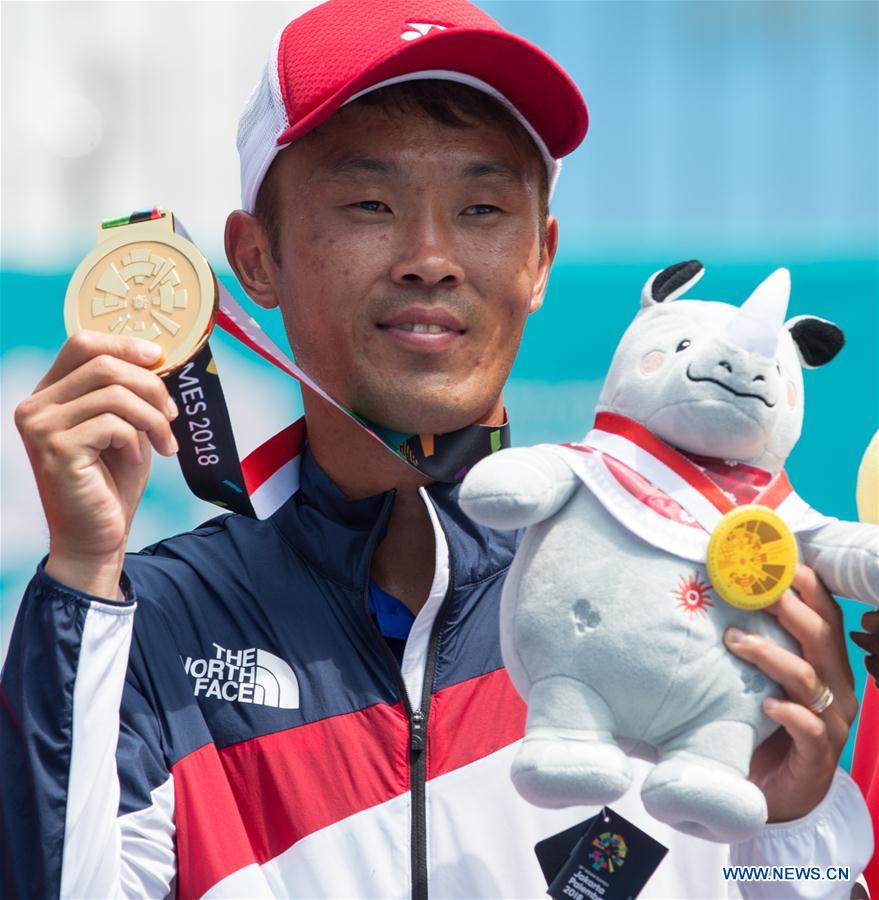 (SP)INDONESIA-PALEMBANG-ASIAN GAMES-MEN'S SINGLE SOFT TENNIS-FINAL