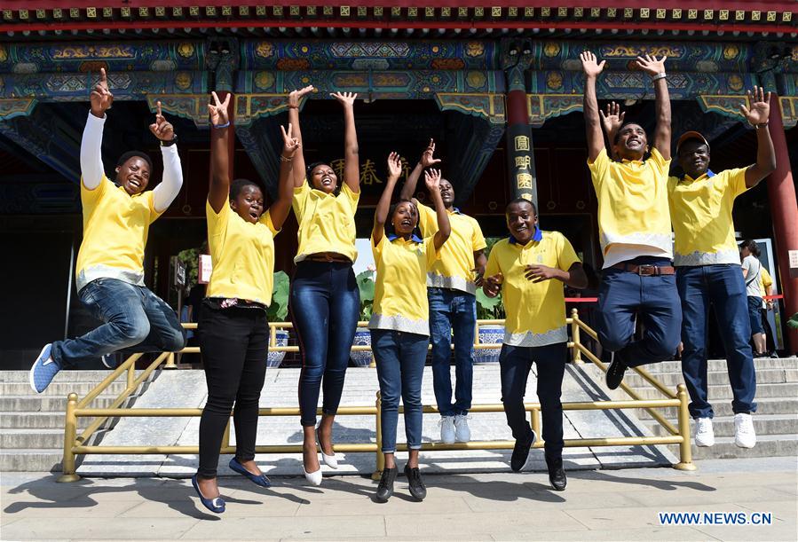 CHINA-BEIJING-YUANMINGYUAN PARK-AFRICAN VOLUNTEERS (CN)