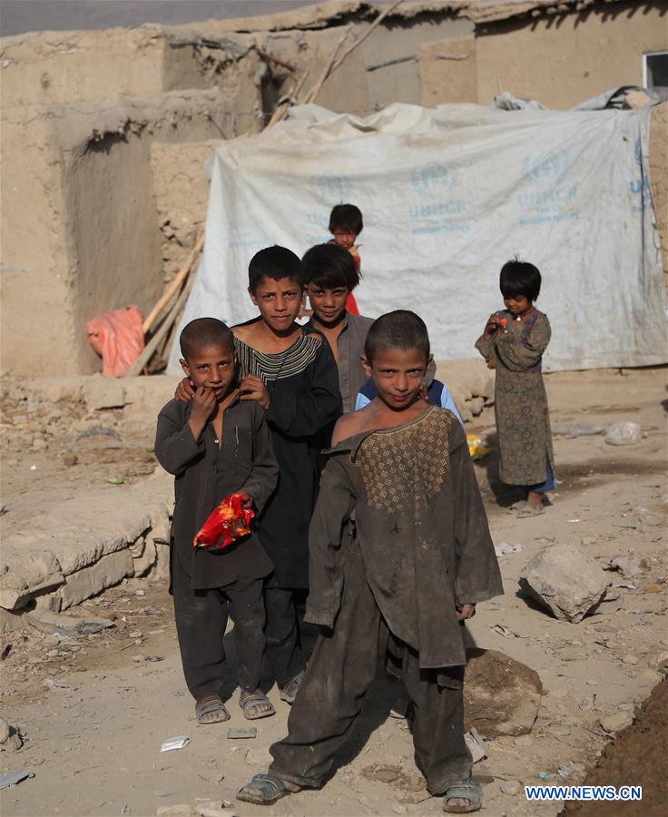 AFGHANISTAN-KABUL-DISPLACED CHILDREN