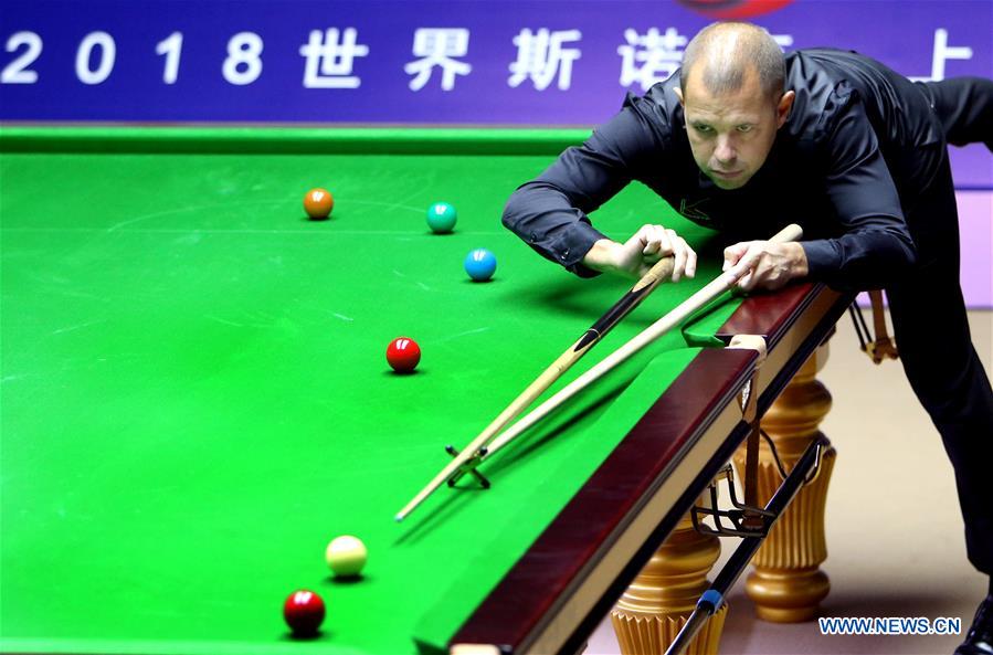 (SP)CHINA-SHANGHAI-SNOOKER-SHANGHAI MASTERS 2018 (CN)