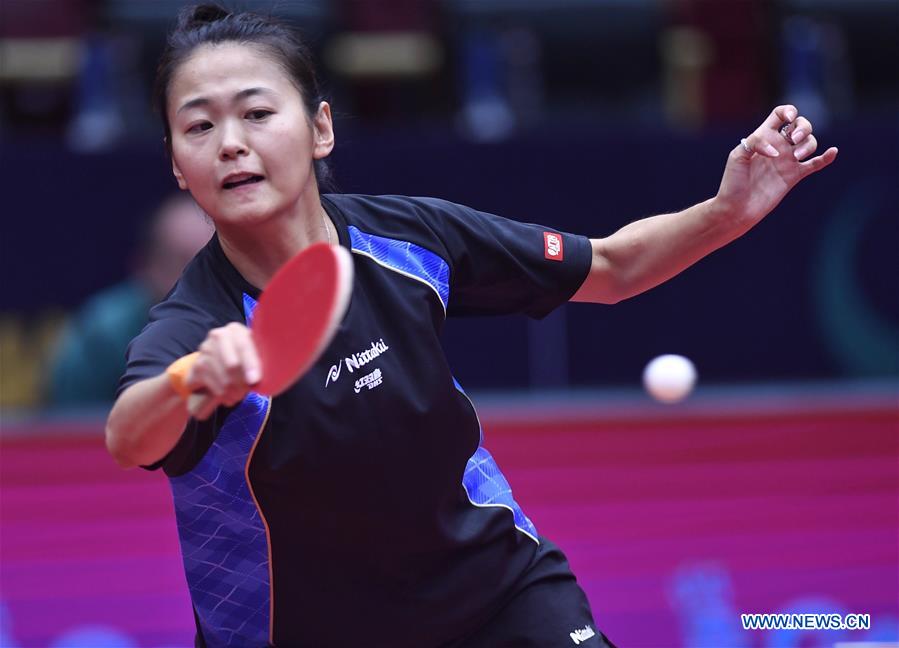 (SP)CHINA-CHENGDU-TABLE TENNIS-ITTF WOMEN'S WORLD CUP-SINGLES