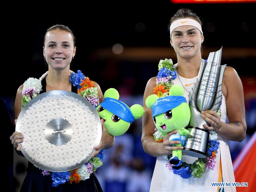 (SP)CHINA-WUHAN-TENNIS-WTA-WUHAN OPEN-SINGLES-FINAL(CN)