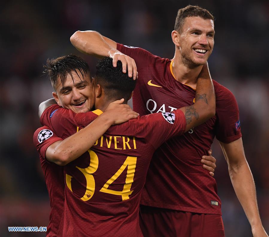 (SP)ITALY-ROME-SOCCER-UEFA CHAMPIONS LEAGUE-ROMA VS VIKTORIA PLZEN