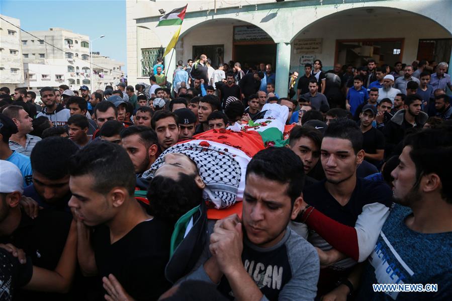 MIDEAST-GAZA-FUNERAL